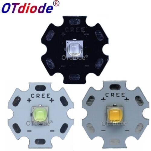 1PCS 5050 Epileds XML XM-L T6 LED 10W High Power LED Red Green Blue UV Pink Lake Blue Golden Yellow Emitter Diode for DIY Parts