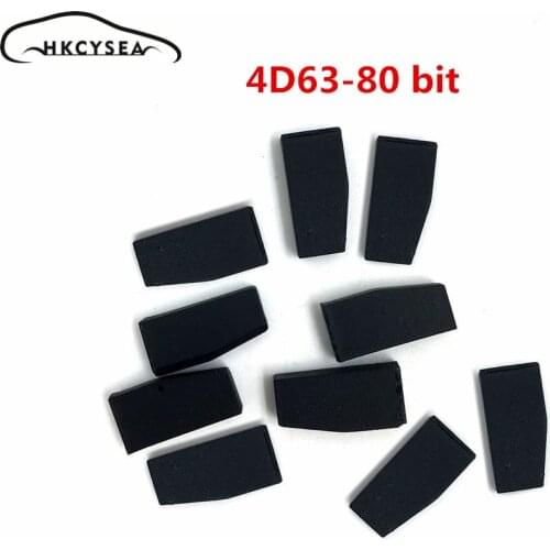10pcs/lot 80 Bit 4D63 4D60 Ceramic Transponder Blank Car Key Chip for Ford for Mazda Support All Key Lost