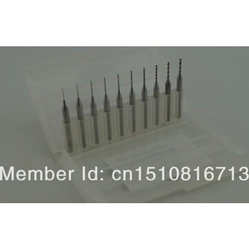 10pcs 0.30-1.20mm PCB Print Circuit Board Drill Bits Engraving Drill Bit CNC