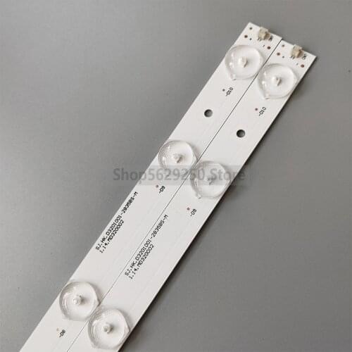 2set=4pcs LED strip SJ.HK.D3201001-2835BS-M For HKC 332LHA01 H32PB1800 HKC-32C3N 10led