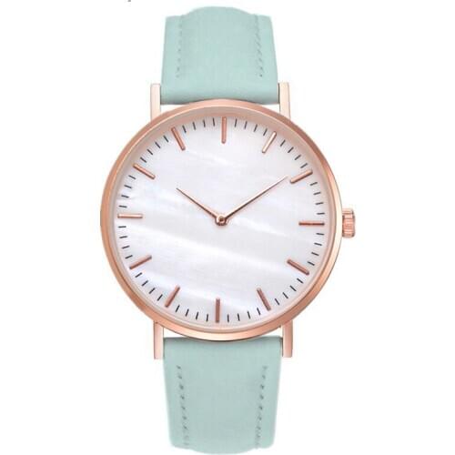 2020 New Fashion Womens Watch Simple Ladies Quartz Clock Leather Strap Watches Girl Gift Free Shipping Reloj Mujer Montre Femme