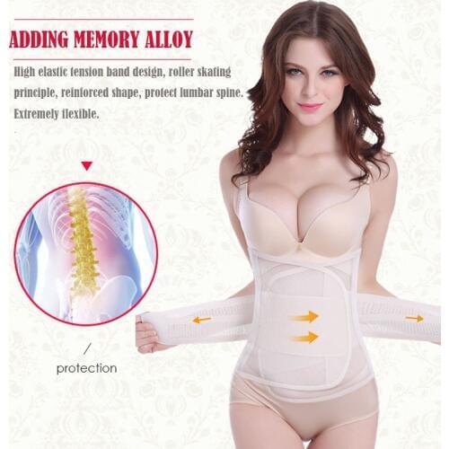 3 in1 Belly Abdomen Pelvis Postpartum Belt Postpartum Corset Belly Band Stoma Trainer Corset Magnet Waist Warming Slimming Patch
