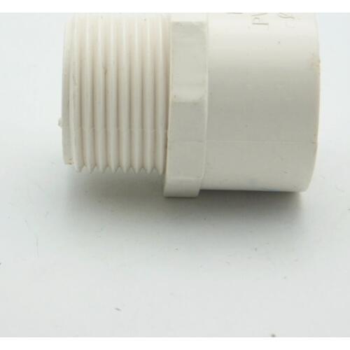 32mm ID x 1" BSP Male Thread PVC Tube Joint Pipe Fitting Adapter Water Connector For Garden Irrigation System DIY