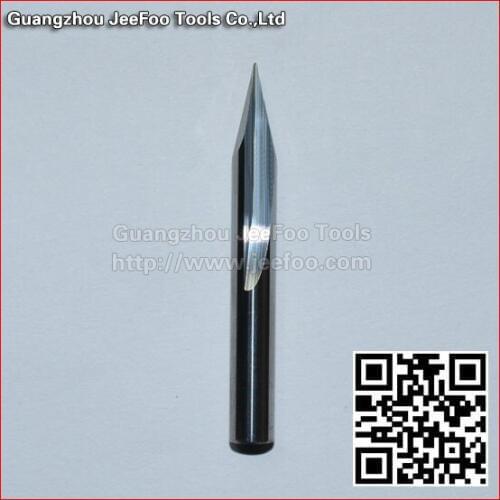 6*30degree*0.4*50L V Shape CNC Flat Bottom Carbide Engraving Milling Cutters Spiral Bit CNC Router bits tools knife end mill