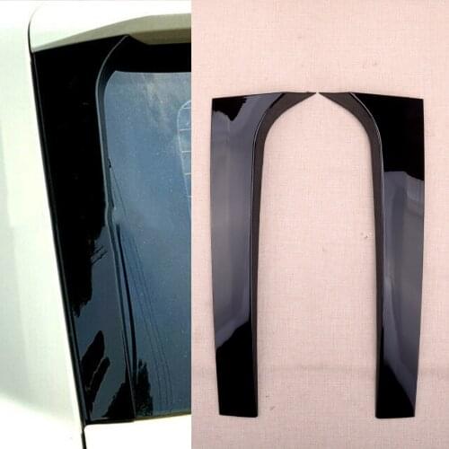 2Pcs Car Rear Window Spoiler Side Wing Trim Cover Canard Splitter Fit For Benz GLK Class X204 2015 2014 2013 2012 2011 2010 2009