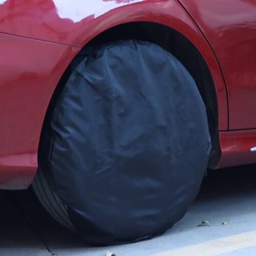 4pcs Heavy Duty Tire Wheel Covers 27-29 Inch Diameter For Car RV Motorhome Wheel Covers Sun Protection Accessories