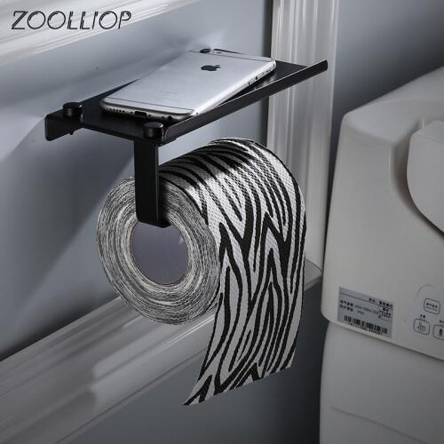 Toilet Paper Holders Stainless Steel Multi-function Bathroom Shelves with Ashtray Towel Shelf Phone Holder Bath Accessories