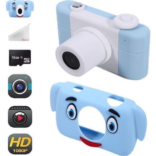 Kids Digital Camera Mini 2 Inch Screen Childrens Cameras 8MP HD Video Cameras Camcorder Girls and Boys Included 16G TF Card
