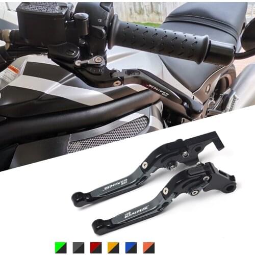 For Aprilia SHIVER 900 SHIVER900 2017 2018 Motorcycle Folding Extendable CNC Moto Adjustable Clutch Brake Levers