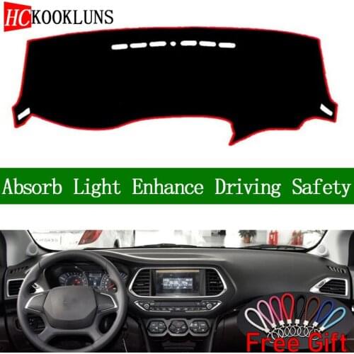 For GAC Trumpchi GS4 2015 2016 2017 Dashboard Cover Sun Shade Dash Mat Pad Carpet Car Stickers Interior Accessories
