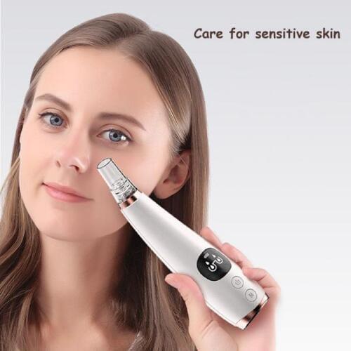 Electric Blackhead Remover Point Noir Blackhead Vacuum Extractor Tool Black Spots Pore Cleaner Skin Care Facial Pore Cleaner