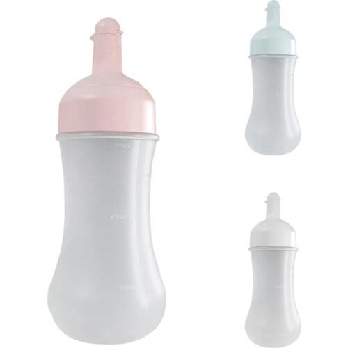 60%HOT350ml Squeeze Bottle Multi-use Clear Scale PE Kitchen Strong Sealing Sauce Bottle for Home