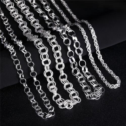Серебряные цепочки MINHIN China At AliExpress