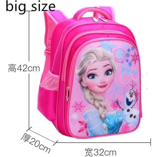 Disney Frozen Elsa Schoolbag for Girls Children School bag for Teenager Girl Orthopedic Elsa Princess Backpack Mochila Infantil