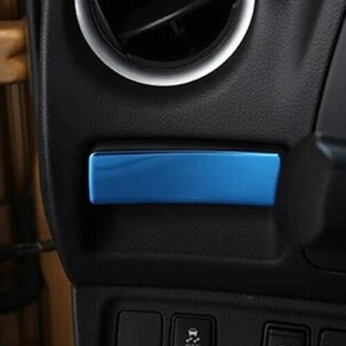 Stainless steel Front water cup frame Handle cover trim Cover Trim car styling For Nissan Navara NP300 2017-2019 accessories