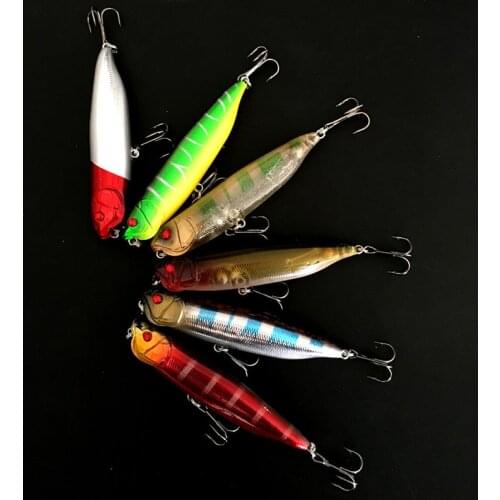 News 10.5cm 11g Topwater Pencil Bait Fishing Lure Hard Minnow Bass Floating Wobblers water Surface Crankbait Fishing Tackle