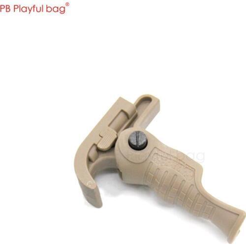 Outdoor sports toy competitive DIY water bullet gun front grip G17 lamb horn guide folding grip fittings LD69