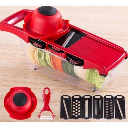 Creative Mandolin Slicer Vegetable Cutter With Stainles Steel Blade Manual Potato Peeler Carrot Cheese Grater Dicer Kitchen Tool