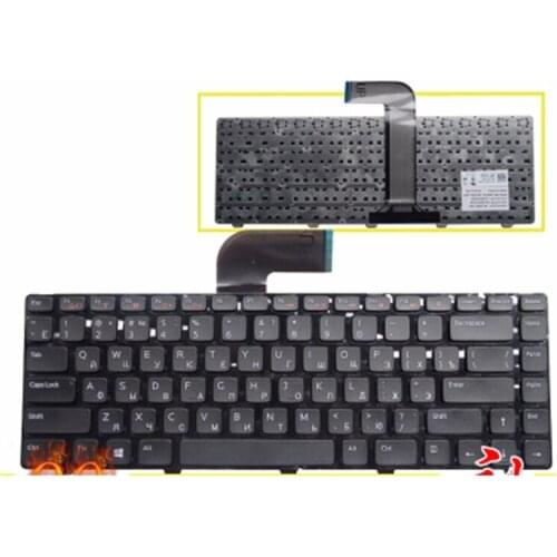 Russian laptop keyboard for DELL Inspiron 14R N4110 M4110 N4050 M4040 N5050 M5050 M5040 N5040 3330 X501LX502L P17S P18 N4120 RU