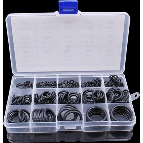 Thickness 1.5/2/2.4/3/1.8/2.65mm O Rings Rubber O Ring Seal NBR Sealing O-rings Nitrile Washer o-ring set Assortment Kit Set Box