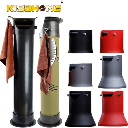 Thicken Coffee Knock Box Stainless Steel/ABS Espresso Grounds Waste Bin for Barista Cafe Residue Container Accessories