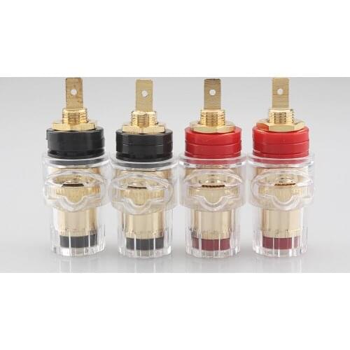 VBP004 Terminal Gold plating Binding Post for Speaker Amplifier 4MM Banana Plugx4