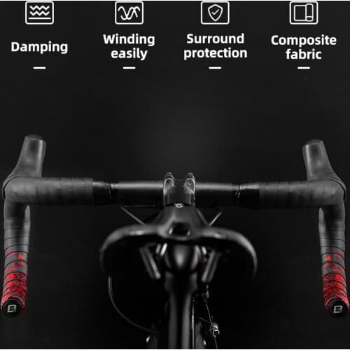 ROCKBROS Bicycle Bar Tape Thickened Anti-slip Shockproof Bike Handlebar Tape Cycling Tapes 6 Colors Bicycle Accessories