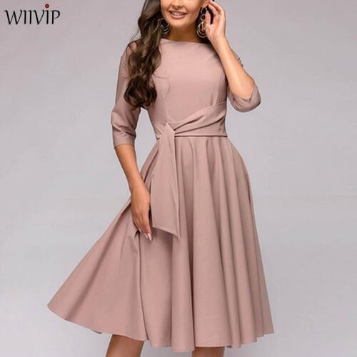 WIIVIP Simple Summer Dresses