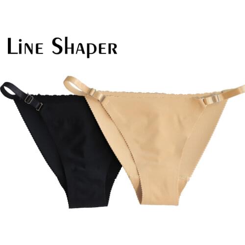 Women Sexy Padded Thong Butt Lifter Brief Hip Enhancer Panties One Piece Seamless Underwear
