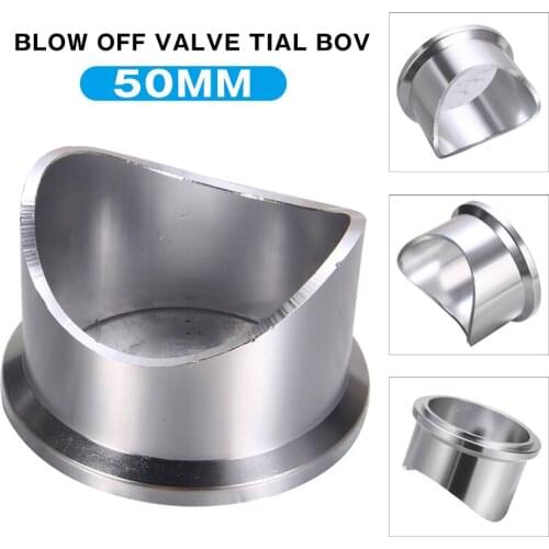 1pc Car Motorcycle Tial Sport Weld Blow Off Valve BOV Aluminum Flange Turbo 50mm TiAL Q-Type Blow Flange Parts Accessories