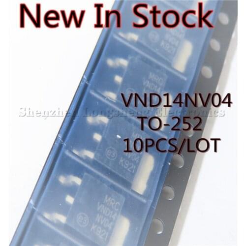 10PCS/LOT VND14NV04 VND14NV04TR-E TO-252 Intelligent switch circuit protection 12A / 40V / 74W