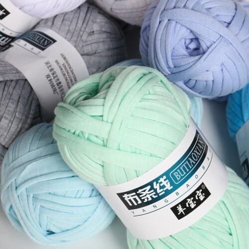 100g Hand-knit Woven Thread Thick Basket Blanket Carpets Yarn Cozy Cotton Wool Knitting tapBraided DIY Crochet Fancy Cloth Yarn