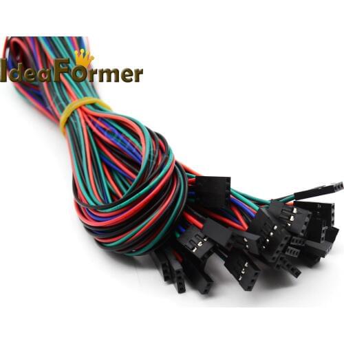 14Pcs/Set 3D Printer New Cables Complete Wiring Cables Kit For RAMPS 1.4 Limit Switch Thermistors Motor DuPont Terminal cable