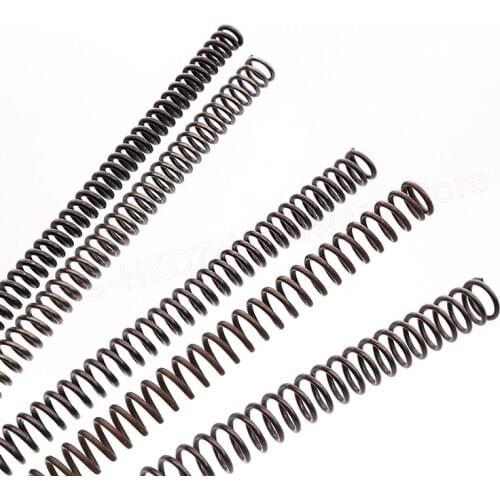 305mm 65Manganese Steel Compression Spring Wire Dia 0.3 0.4 0.5 0.6 0.7 0.8 0.9 1 1.2 1.4 1.5mm Y Type Long Spring OD 3-28mm