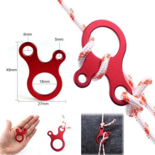 5Pcs/Set Quick Knot Tent Wind Rope Buckle 3 Hole Antislip Camping Hiking Tightening Hook Wind Rope Buckles for Tent Backpacking