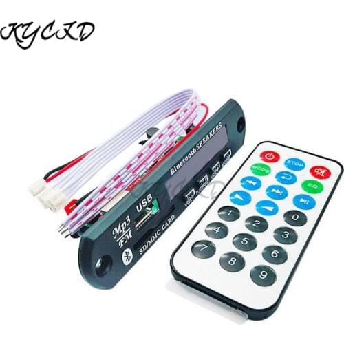 5V 12V Bluetooth MP3 WMA Decoder Audio Board Support USB TF Card Wireless Music Car Player With Remote Control For Speakers
