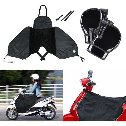 Legs Covers For Scooters Knee Warmer Protector Water Repellent Motorcycle Winter Quilt handlebar Gloves For Vespa GTS GTV LX