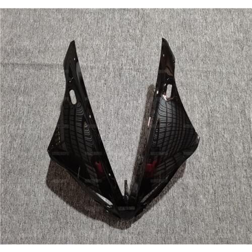 Black Front Upper Fairing Headlight Cowl Nose Panlel Fit For YAMAHA YZF1000 R1 2004 2005 2006