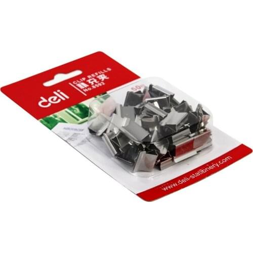 DL 8592 stainless steel clamp and push clip nail to facilitate quick push clip metal file 40 sheets of paper Stationery