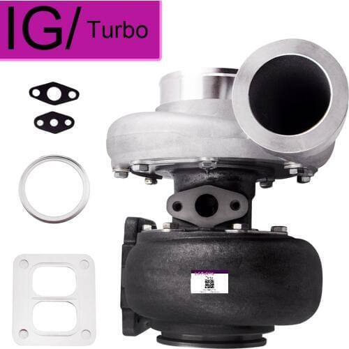 For GT45 GT45R Universal Turbo A/R .66 A/R 1.05 T4 T66 V-band Turbocharger 4 Bolt Flange 600+HP External Wastegate