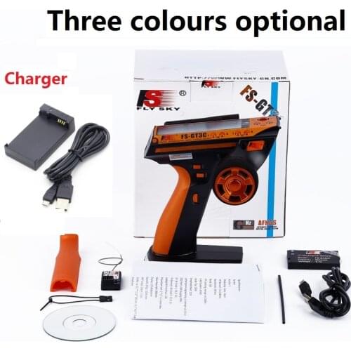 Flysky FS-GT3C FS GT3C 2.4G 3CH transmitter Radio Controller System /w battery GR3E Receiver for RC CAR boat