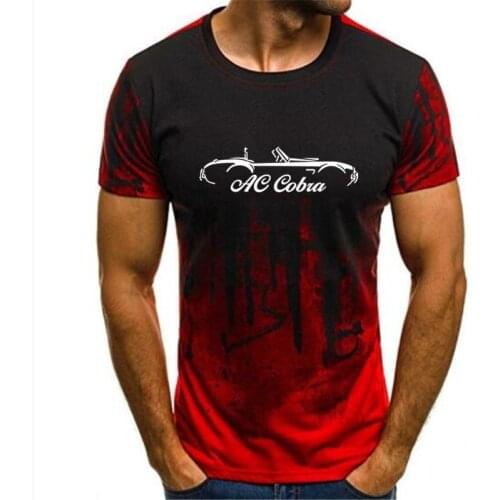 Gradient S-4XL CAR t shirt- FOR AC COBRA FOR SHELBY ENTHUSIASTS t shirt men ink