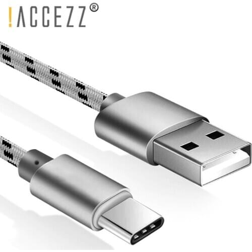 !ACCEZZ Type-C Charger Cable For Samsung S9 Note 8 Fast Charging Phone Sync Cable For Huawei Mate 20 Pro P10 20 Xiaomi 6 Mix 2s