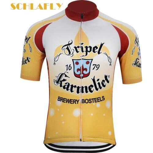 Karmeliet brewery bosteels cycling jersey short sleeve bike wear jersey road jersey cycling clothing bicycle clothes schlafly