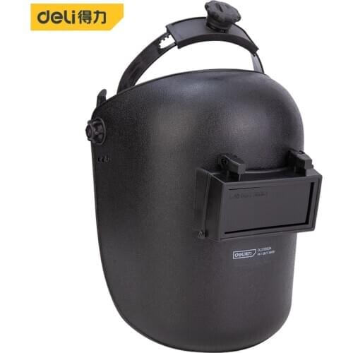 Deli Helmet Type Welding Mask PP Material Adjustable Shade Welder Cap Masks Autos Shades Decoration Essential Wide Application