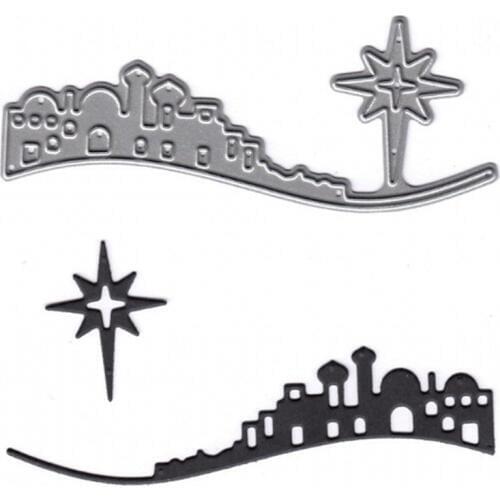 Bethlehem Holy Light Metal Cutting Dies Stencil For DIY Scrapbooking Decorative Embossing Suit Paper Cards Die Cutting Template