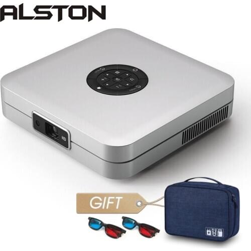 ALSTON K1 K2 Mini DLP Android Portable Projector WiFi Bluetooth Video Home Cinema Beamer Support for IOS Android