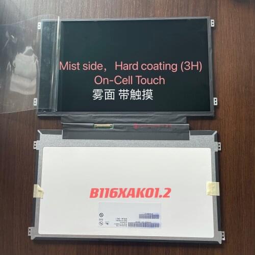 Laptop LED Screen Monitor And Office Accessories B116XAK01.2 On-Cell Touch 1366*768, AHVA Competition Game TV Movie Use Display