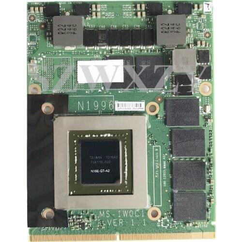 MS-1W0C1 VER:1.1 N15E-GT-A2 GTX 870M 3GB DDR5 Video VGA CARD FOR MSI GT70 GT60 GX660R GT660 GX680 GT683DX GX780 GT783DX