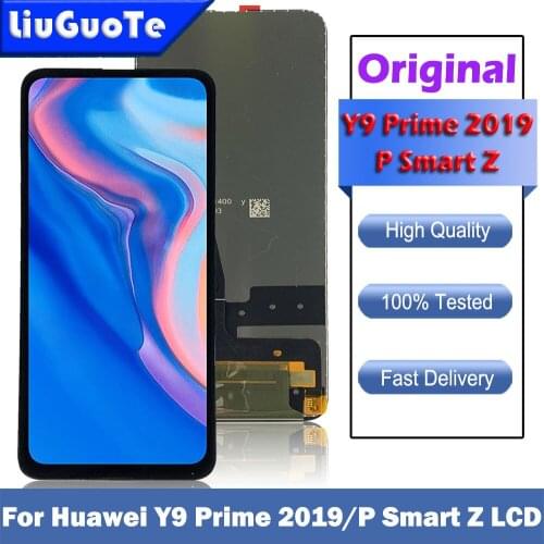 Original 6.59'' Display Replacement For Huawei P Smart Z / Y9 Prime 2019 LCD Display STK-LX1 Touch Screen Digitizer Assembly